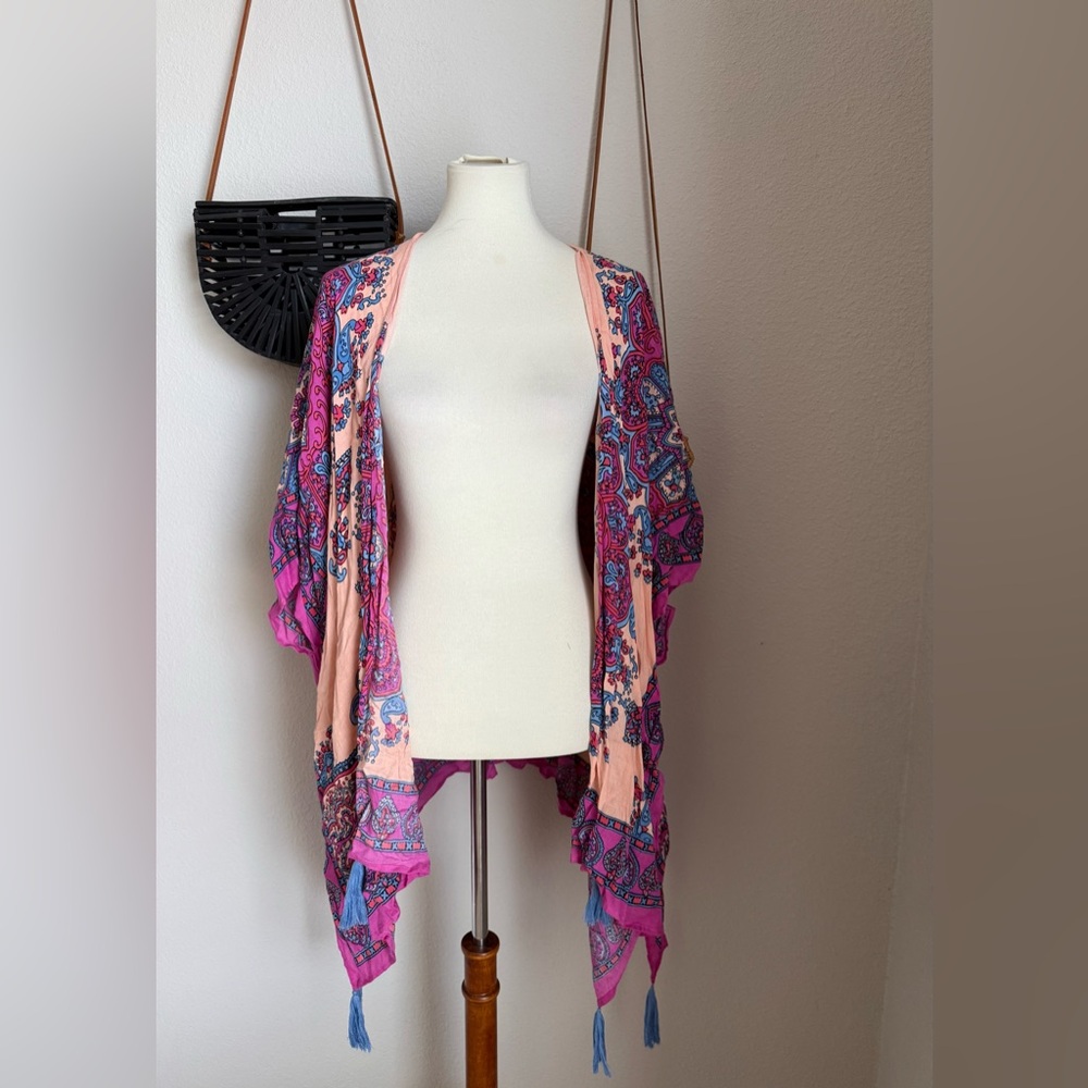 Theodora and Callum Pink Wrap, O/S Missy